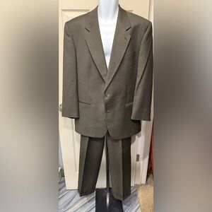 Vito Rufolo Coimero Super 100’s Biella Italy Wool Classic Men's Brown Suit